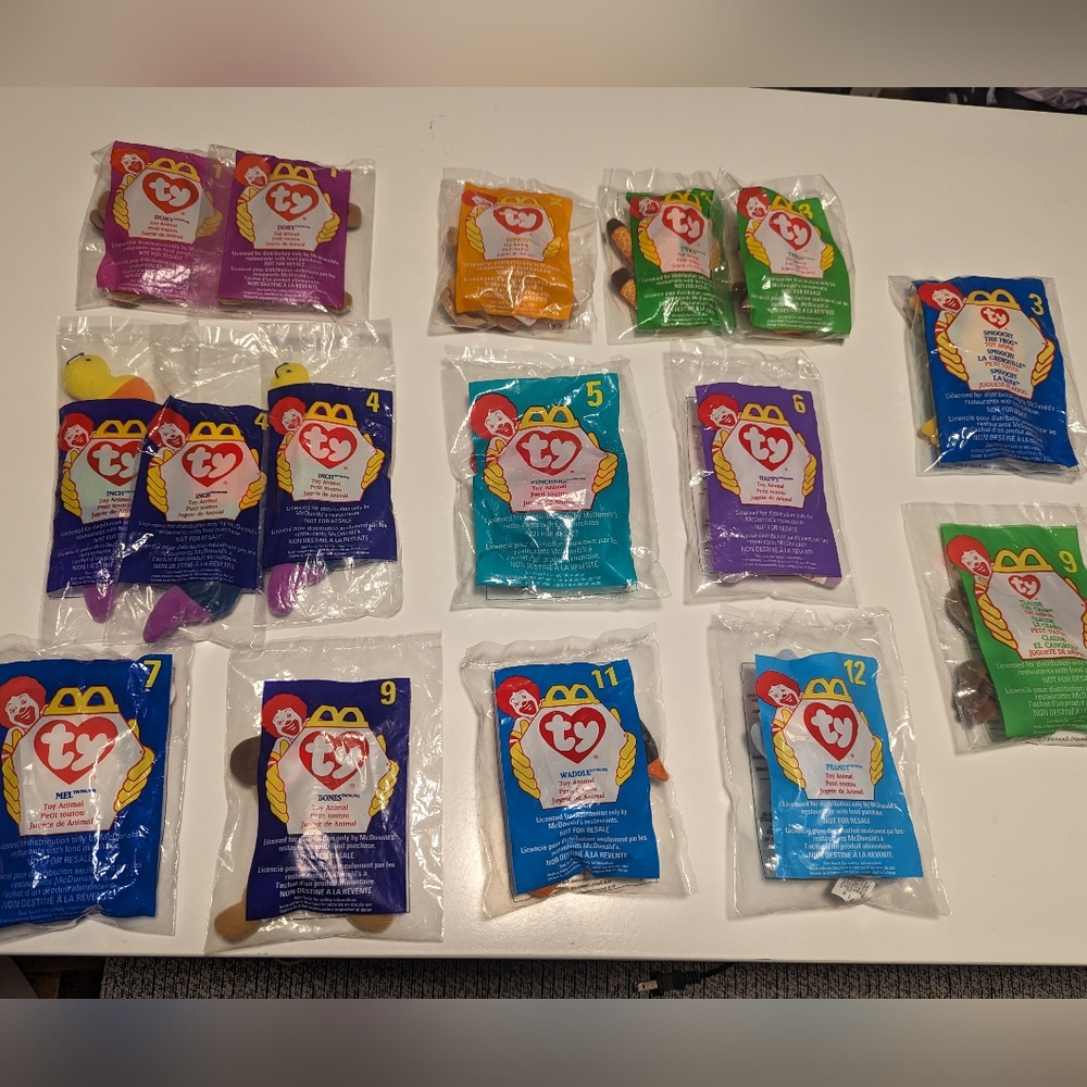 Unopened 1990s Beanie Babies